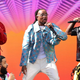 Takeoff, Quavo, and Offset of Migos, seen here standing over DJ Khaled and H.E.R.